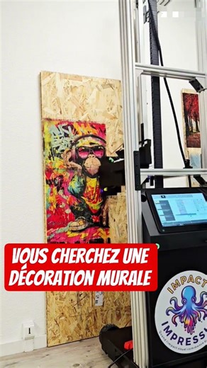 Impression Murale Incroyable : On Imprime Directement sur le Mur ! (Décoration Unique) #impression