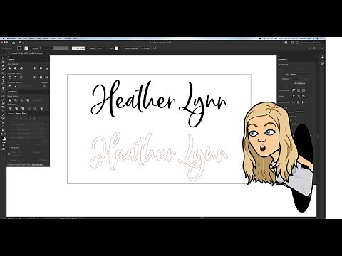 Adobe Illustrator — How to Thicken a Font for Laser-Cutting