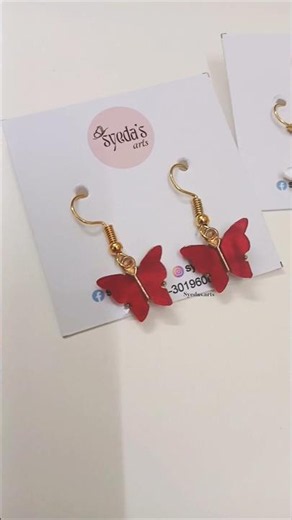 ✨️New Butterfly & Clover Charm Earrings | Handmade Jewelry Collection 💕