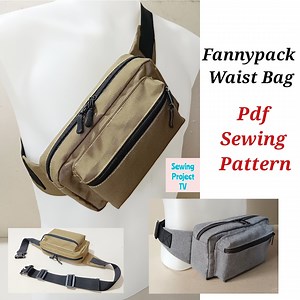 Fannypack Waistbag PDF Sewing Pattern - Etsy Canada