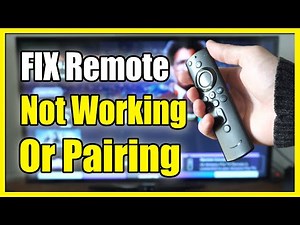 How to Fix Remote Not Working & Not Pairing on Fire TV Stick (Easy Method)