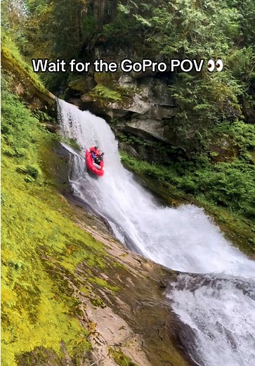 A 75ft send for the ages 🫡 Conor Gorospe Grantis McCormick, you are legends. #gopro #pov #waterfall #crash