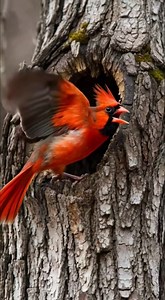 “Red Cardinal Bird Singing in the Wild | Peaceful Nature” #RedBird #CardinalSong #BirdSounds #NatureRelax #BirdReels #NatureLovers #WildlifeVideo | Cardinal lover community