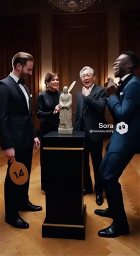 High-Stakes Art Auction Interrupted by a SQUEAK! 😂 #auctionfail #prank