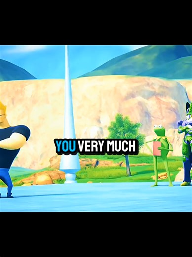Cell meets Johnny Bravo #goku #dragonball #anime #fyp #dbz | johnny bravo