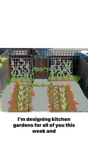 36K views · 53 reactions | Comment DESIGN to tell me more about your own space so I can design a garden for you too! I loved creating this kitchen garden design for this courtyard of Julie’s. How fun is it to see how much you can do in a small enclosed space!? Food grows fast in small spots so a kitchen garden is perfect for a spot like this one. Comment DESIGN to get my lookbook and a chance for me to design a garden for your space too! | Gardenary | Facebook