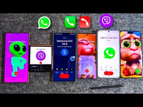 Viber, WatsApp + Conference Call iPhone 15PM, Xiaomi 14U, Z Fold 6, Moto 50U, Redmagic 9 & S24 Ultra