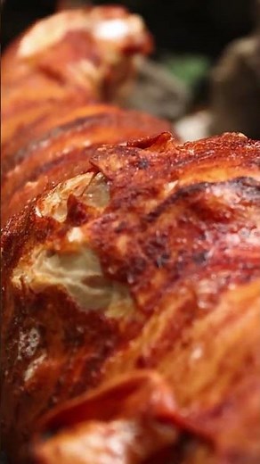 🔥 Whole Pork Pig Roast on Fire | Epic Outdoor Cooking