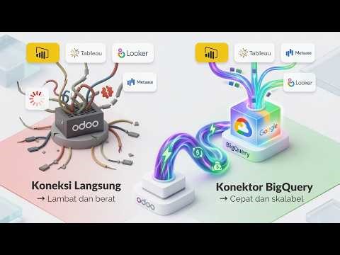 Hubungkan Odoo ke Alat BI Apa Pun dengan Mudah | Solusi BigQuery (2026)