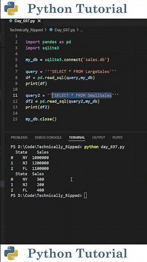 The Easy Way to Combine SQL Queries in SQLite | Python Tutorial