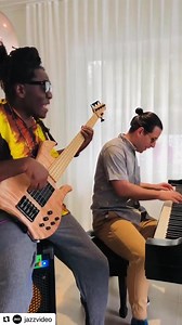Music rehearsal : Richard Bona - Alfredo Rodriguez #richardbona #jazz #alfredorodriguez #piano #bass #musician #pianist #latinjazz #afrocuban #rehearsal #duet #bestoftheday #livemusic #enjoy #goodnight | Hangout - Jazz, Blues and Lounge Music
