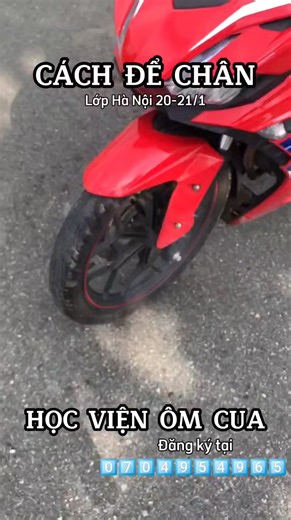 28K views · 338 reactions | Cách để chân | Tập lái xe moto ôm cua cạ...
