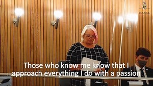 Councillor Pauline Giles was elected as Cornwall Council's Chair at Tuesday's Annual General Meeting. 🔊 Listen to her acceptance speech. | Cornwall Council