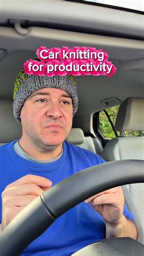 Would you call it fast? I just think I try to knit as much as possible. Are you a car knitter too? #carknitting #knitterofinstagram #knitting | Cleevelyknits