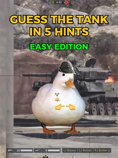 Guess the Tank: Five Hints Challenge