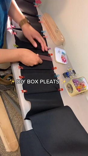 Box Pleats Sewing Tutorial for a Handmade Fashion Design