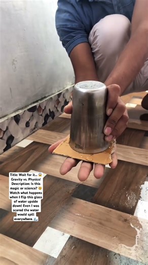1.Magic or Science? 🤯 Water Trick!2.OMG! The water didn't fall 😱3.Gravity Defied! 🚫🌊 Impossible?