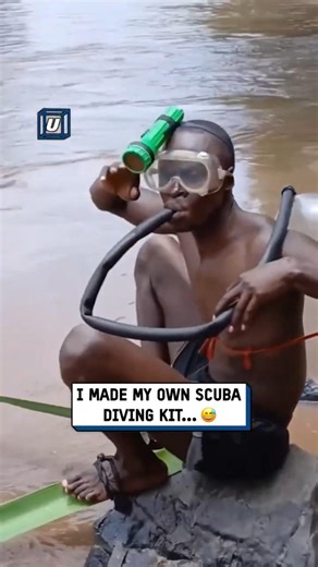 I built a DIY scuba diving kit 🤿🤯 #diy #crafts #diving