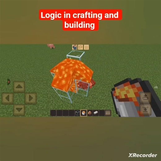 logic 🤔😂 in crafting and building #shorts #shortfeed #minecraft @minecraft