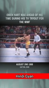 168K views · 1.7K reactions | August 2nd 1988: Owen had his WWF tryout during a tv taping in Dayton, Ohio. In the months prior, he had spent his time in NJPW and it really shows in his ring work.  | Hindi Gyan | Facebook