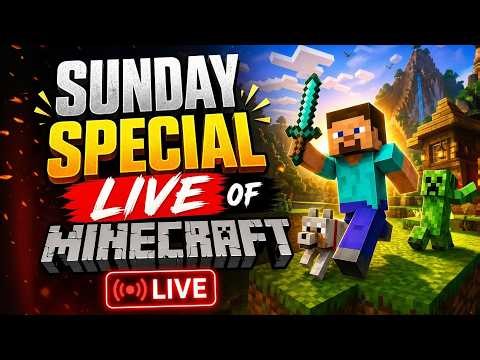 SUNDAY SPECIAL LIVE IN OUR SMP WITH MY FRIEND || MINECRAFT JAVA EDITION || Demoted Gamer