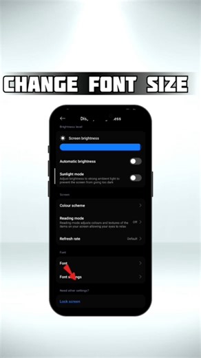 change font size #howtochangetextsize #textsize