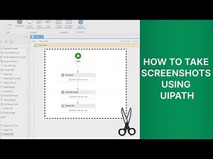 How to take screenshots using UiPath