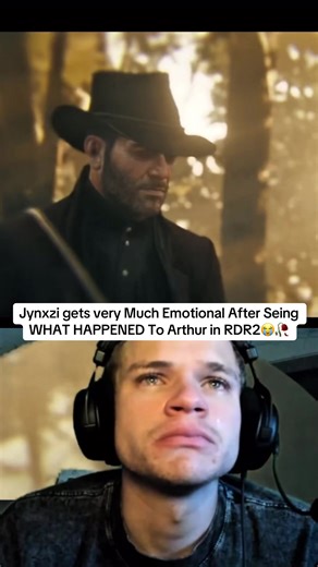 Jynxzi Gets Very Emotional After Seing What Happened to Arthur in RDR2 chapter 6#jynxzi #rdr2 #emotional #jynxziclips #fyp @Jynxzi