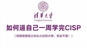 目前B站最完整的CISP教程，包含所有CISP入门学习教程，从小白到大神，大佬带你一周搞定！全程干货无废话，允许白嫖！