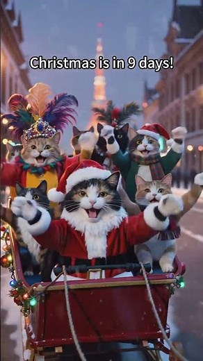 Christmas Cats Take Over the Sleigh (and the WORLD)🎄🐱 Dancing, Singing & Spreading Pure Holiday Joy!