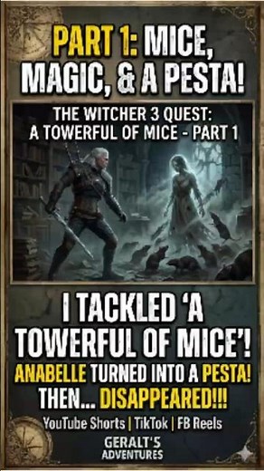 Velen Horror: The Ghost of Fyke Isle! ⚔️👻 #witcher3 #gaming #shorts