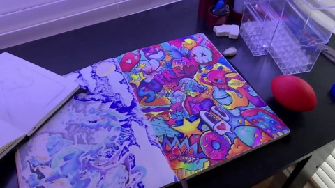 My Doodle Art Setup – Tools, Desk Tour & Creative Tips!