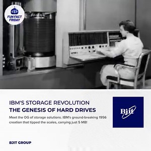 23 reactions | In 1956, IBM pioneered the development of the first...