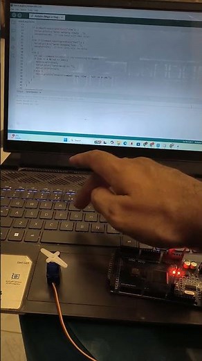 Arduino Servo Control via Serial Monitor #servo #arduino#arduinorobot #arduinoproject #viral #blynk