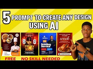 5 Powerful Prompt Template To Create Any Design Using AI | Chatgpt Prompt For Graphic Design