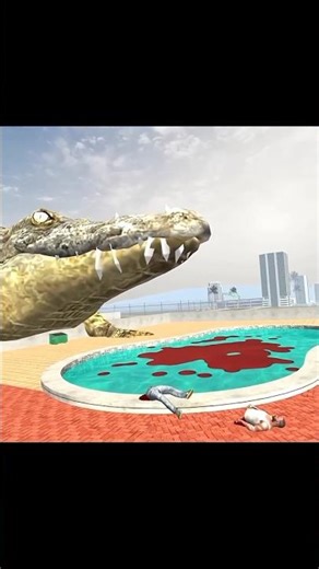🔥 Franklin vs Giant Crocodile Attack 😱 GTA 5 Epic Survival 😭 #franklin #indianbikedriving3d