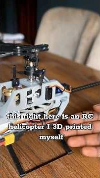 80% Percent 3d Printed RC Helicopter!
