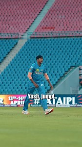 Yes jump 🔁 Yash jump! #LucknowSuperGiants | #LSG | #IPL2024 | #YashThakur | Lucknow Super Giants