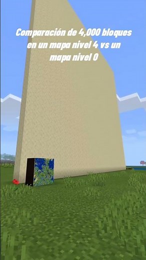Comparación de los distintos tamaños de mapas en Minecraft