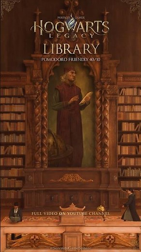 Hogwarts Library Ambience with Harry Potter Music - Pomodoro Friendly 40/10