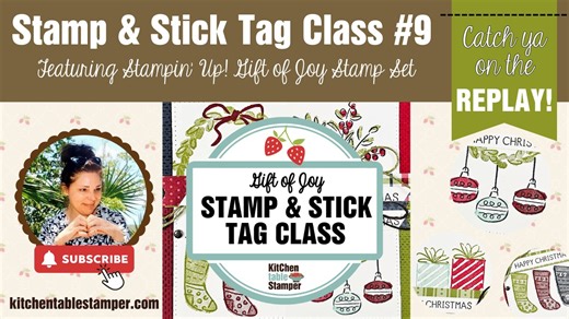 December 11, 2025 Stampin' Up! US Demonstrator Marisa Alvarez shares Stamp & Stick Tag Class #9 Project Details: https://wp.me/p3FUMK-dEg ORDER the Gift of Joy Stamp & Stick Limited Edition Tag Class Packets https://kitchentablestamper.com/product/pre-order-gift-of-joy-stamp-stick-limited-edition-tag-class-packets/ ORDER the Gift of Joy Stamp & Stick PDF Tag Class https://kitchentablestamper.com/product/gift-of-joy-stamp-stick-pdf-tag-class/ Sources: Fine Tip Glue Squeeze Bottle - https://amzn.t