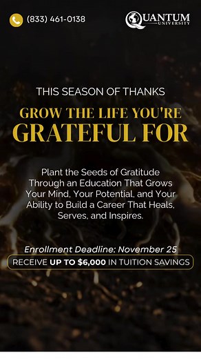 1K views · 25 reactions | Enroll by Nov 25 to save up to $6,000 on Quantum University tuition. | Quantum University | Facebook