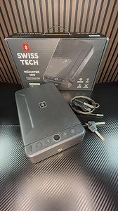 Quick access. Real security. Zero stress. The Swiss Tech Wächter 100 Biometric Safe is one of those pieces of gear you don’t realize you need… until you REALLY need it. ✔️ Fingerprint access in seconds (stores up to 100 prints) ✔️ Heavy-duty steel build — not some flimsy lockbox ✔️ Backup options for emergencies (USB-C power passcode key) ✔️ Silent mode for discreet access ✔️ Perfect size for vehicles, travel, range days, or home use Whether it’s valuables, documents, or gear you want secured bu