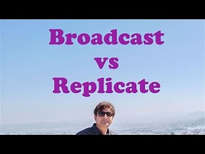 Replicate and Broadcast in Abinitio Vol 1