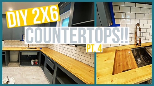 DIY 2x6 Butcher Block Countertop – Pt. 4 | Clear Coat Finish