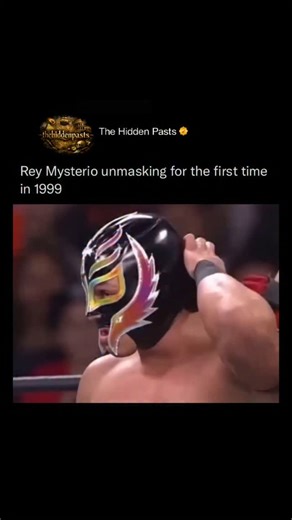 History 📌 Entertainment 📽️ News 🎤 | Rey Mysterio had to take off his mask in 1999 😔😔😔 even though he didn’t want to at all. It happened during a storyline in WCW at SuperBrawl... | Instagram