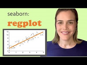 Seaborn regplot | What is a regplot and how to make a regression plot in Python Seaborn?