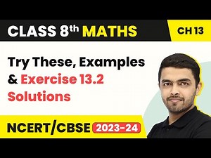 Direct & Inverse Proportions - Examples & Exercise 13.2 Solutions | Class 8 NCERT Maths Chapter13