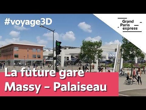 La future gare Massy – Palaiseau