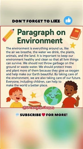 Paragraph on Environment | Paragraph on Environment Day | Short Paragraph on Environment